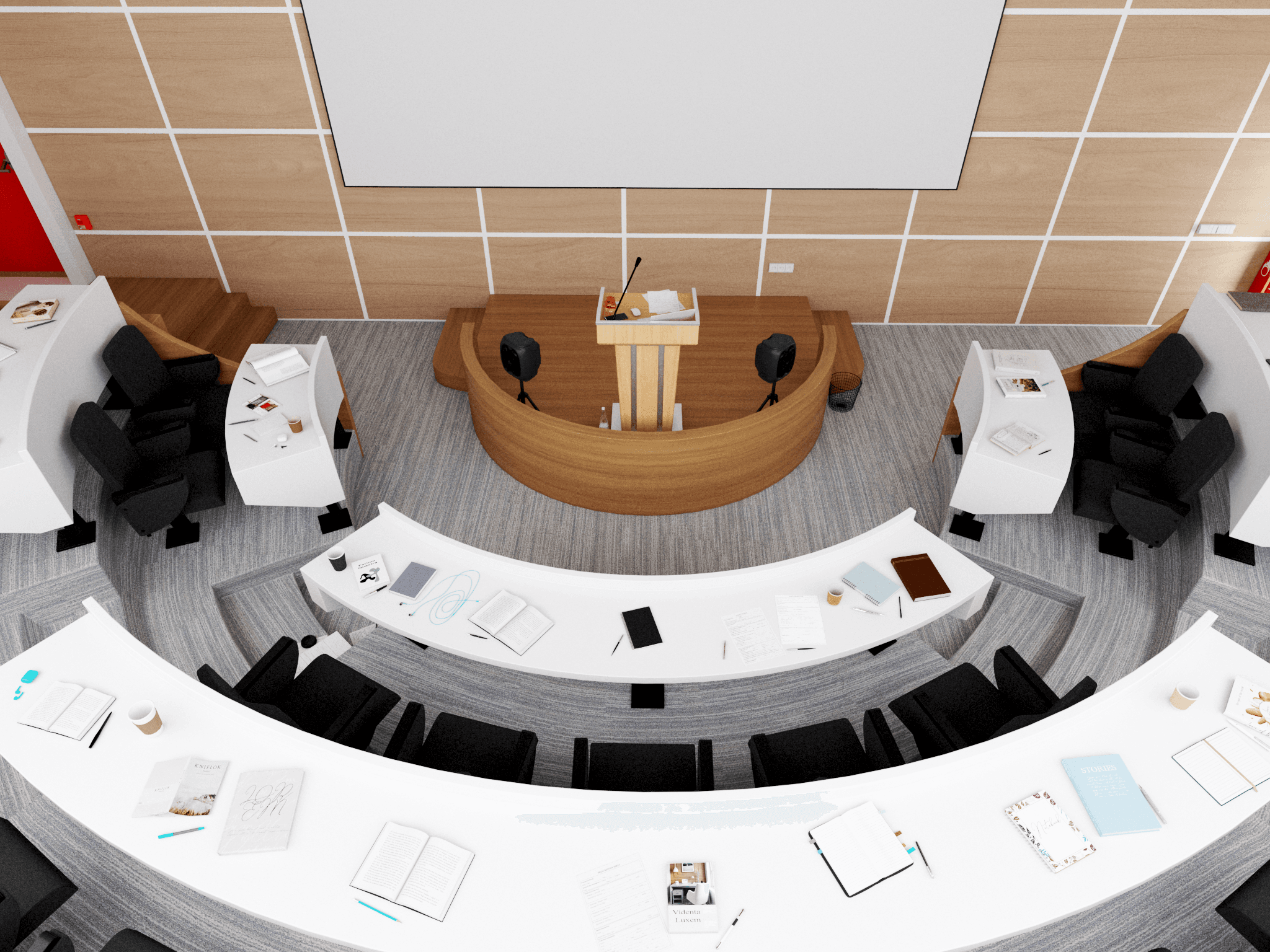 Modern Academic Lecture Amphitheater