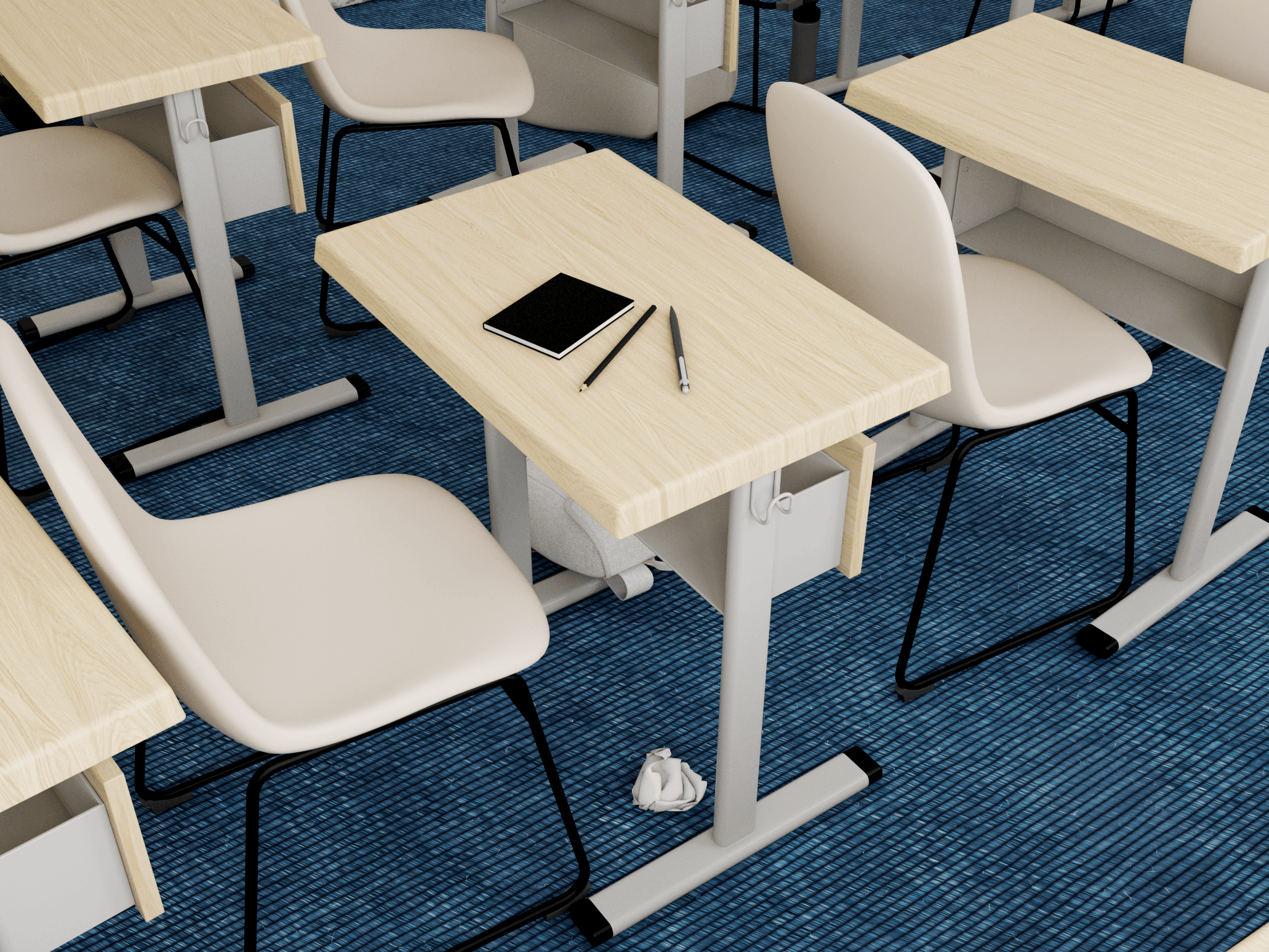 Next-Gen Collaborative Learning Space render 2