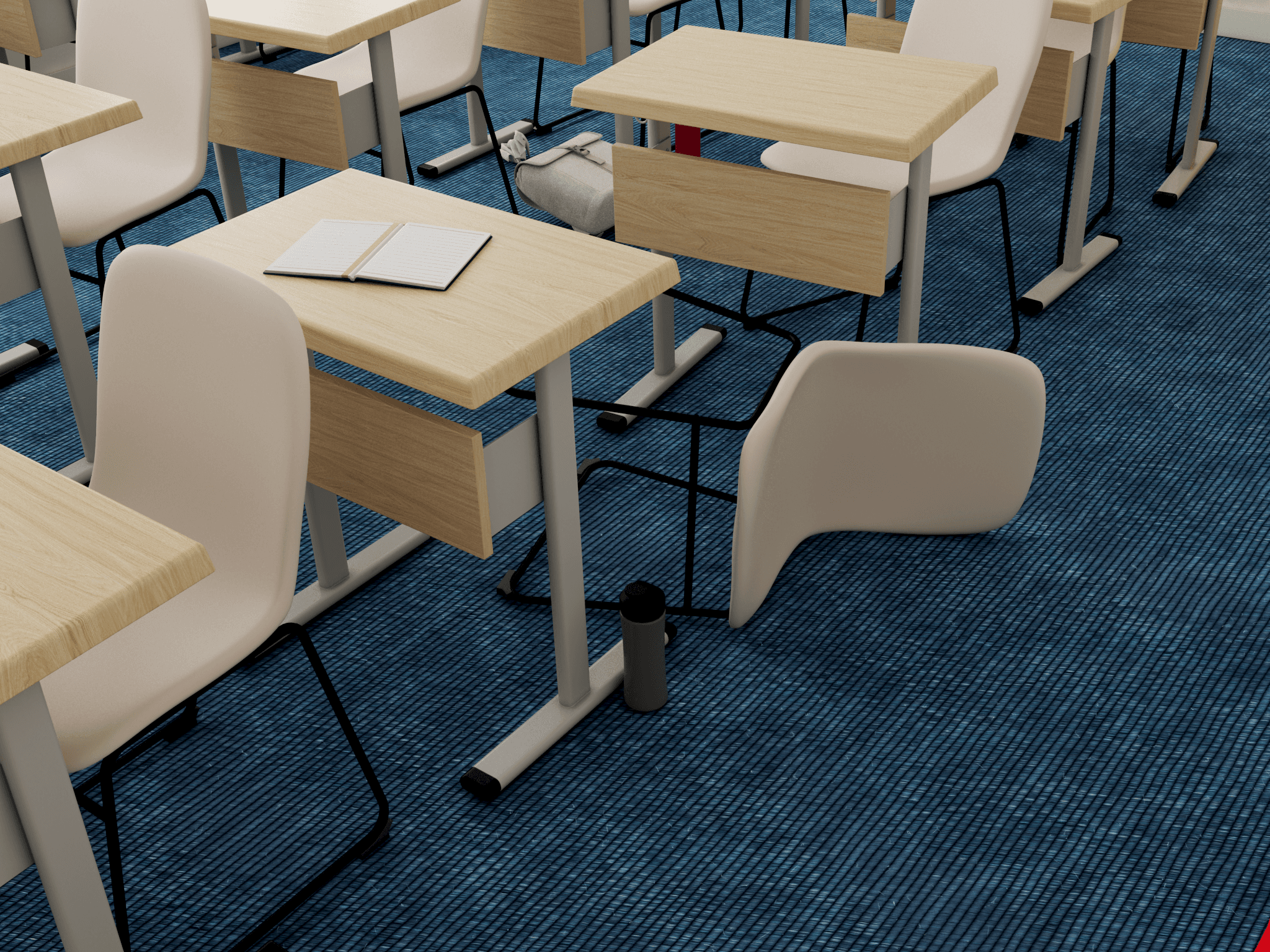 Next-Gen Collaborative Learning Space render 3