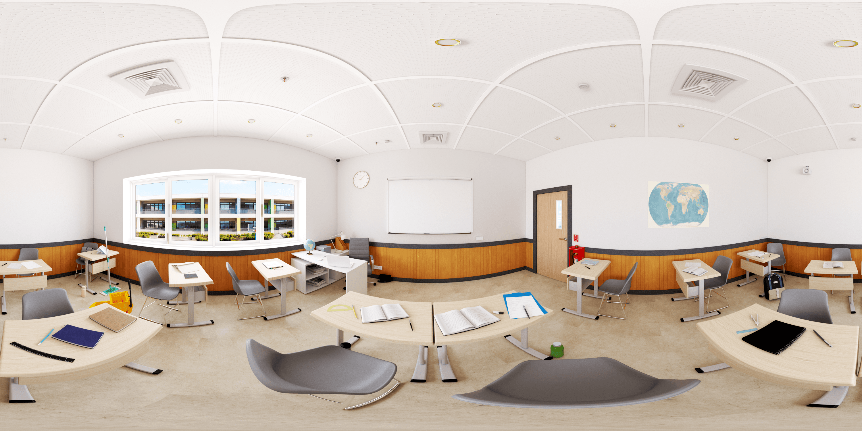 Grand Retail Mall & Atrium Corridor render 2