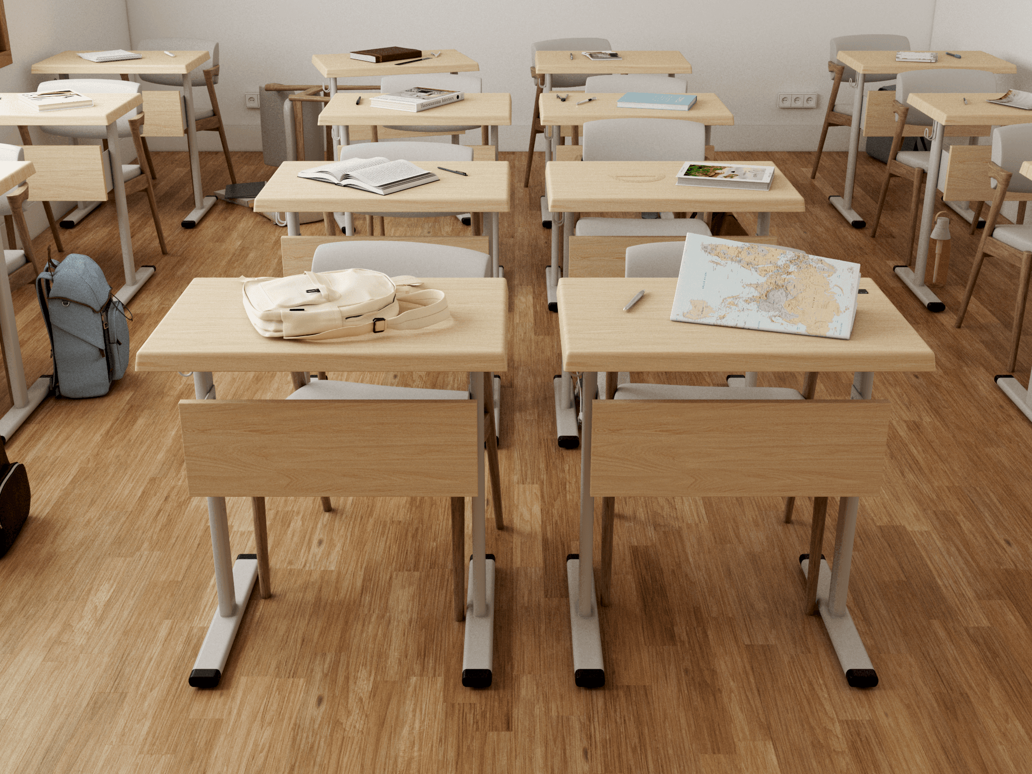 Next-Gen Collaborative Learning Space render 4
